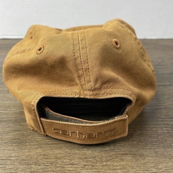Carhartt Mens Canvas Odessa Baseball Cap, Carhartt Brown, adustable fit - Picture 6 of 9